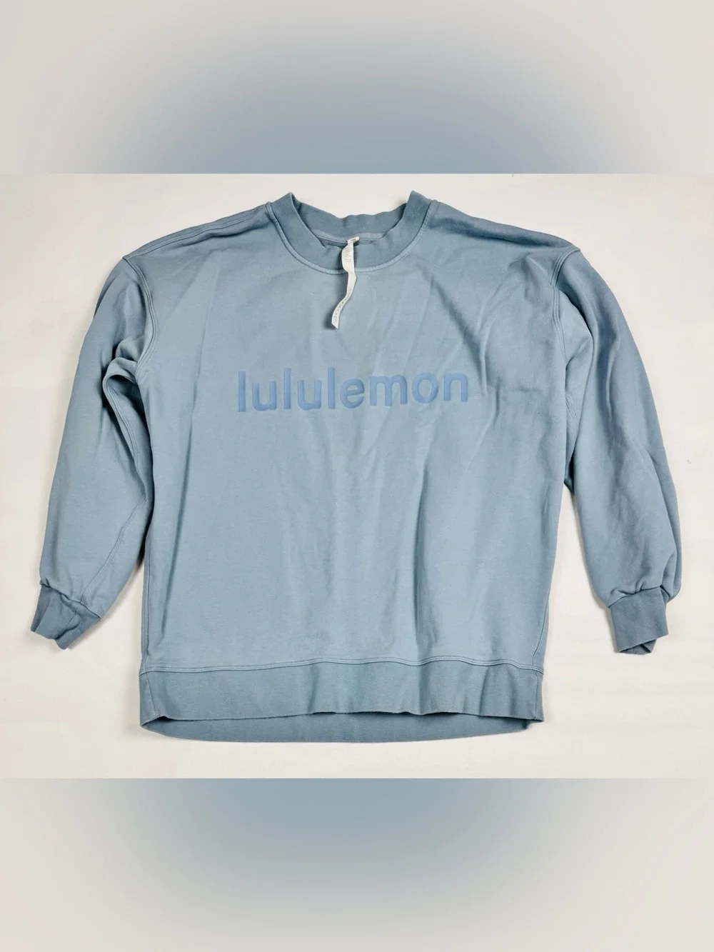 Lululemon Perfectly Oversized Crew *Graphic Chambray Women’s 8 Retail $108